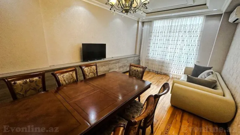 Kirayə verilir 3 otaqlı Mənzil Yeni tikili 110 m² Həzi Aslanov m. - şəkil 3