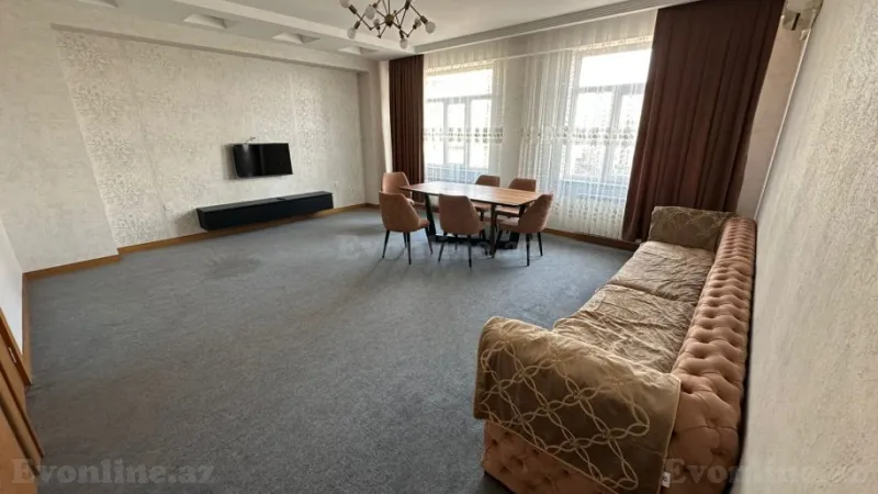 Kirayə verilir 3 otaqlı Mənzil Yeni tikili 140 m² Gənclik m. - şəkil 3