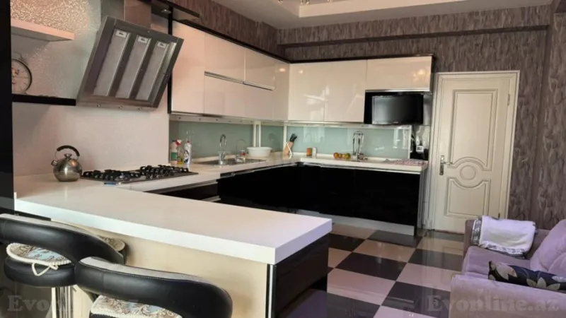 Kirayə verilir 4 otaqlı Mənzil Yeni tikili 240 m² Nəsimi r. - şəkil 20