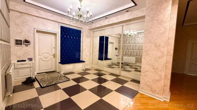 Kirayə verilir 4 otaqlı Mənzil Yeni tikili 240 m² Nəsimi r. - şəkil 22