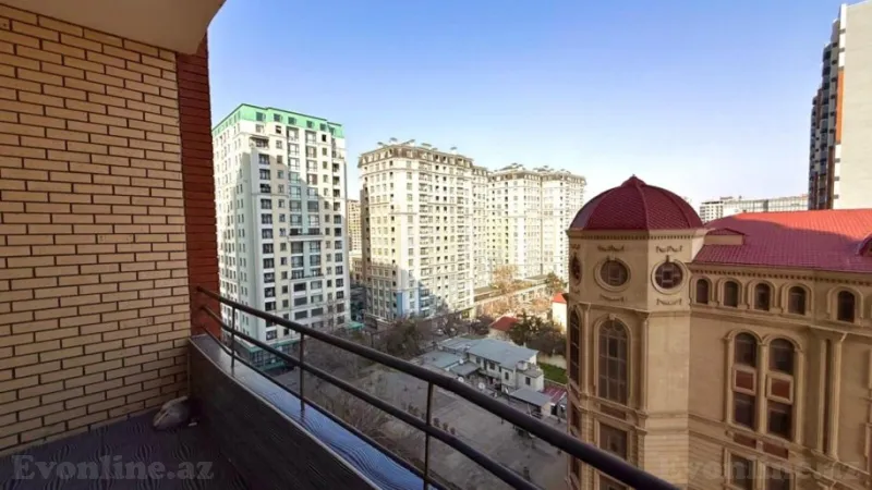 Kirayə verilir 4 otaqlı Mənzil Yeni tikili 240 m² Nəsimi r. - şəkil 26