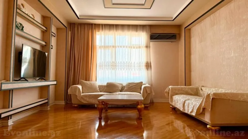 Kirayə verilir 4 otaqlı Mənzil Yeni tikili 200 m² Nəsimi r. - şəkil 2