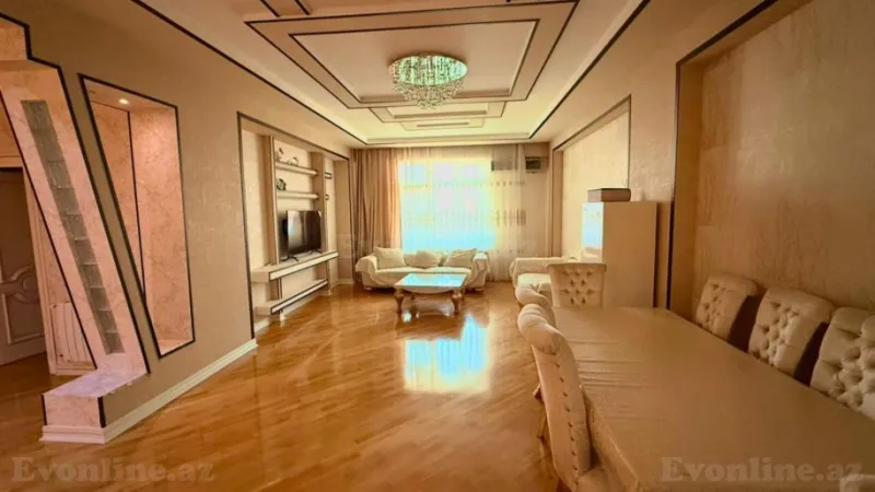 Kirayə verilir 4 otaqlı Mənzil Yeni tikili 200 m² Nəsimi r. - şəkil 3