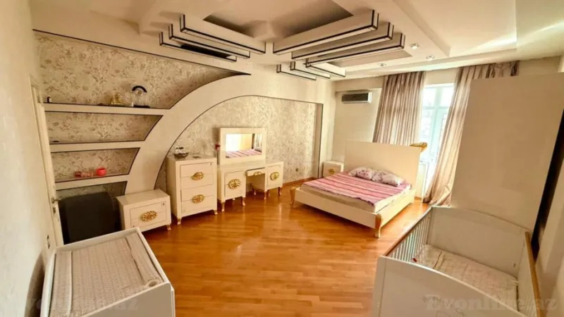 Kirayə verilir 4 otaqlı Mənzil Yeni tikili 200 m² Nəsimi r. - şəkil 4