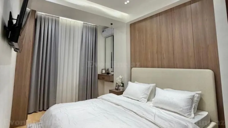 Kirayə verilir 2 otaqlı Mənzil Yeni tikili 70 m² Nəsimi r. - şəkil 4