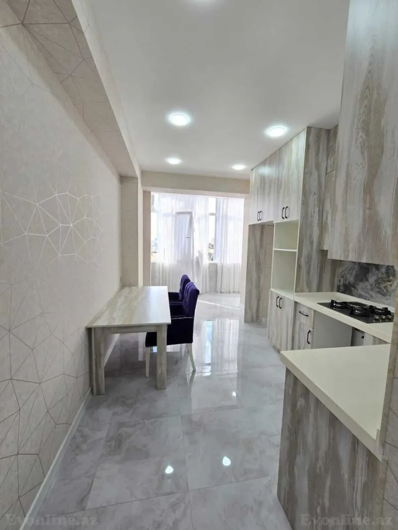 Satılır 4 otaqlı Mənzil Yeni tikili 110 m² Qara Qarayev m. - şəkil 3