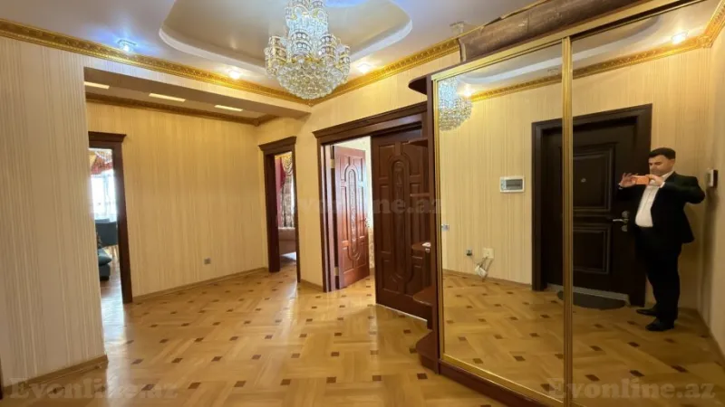 Kirayə verilir 3 otaqlı Mənzil Yeni tikili 150 m² Nərimanov r. - şəkil 9