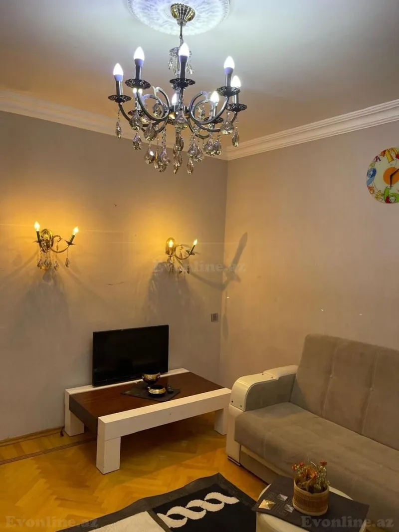 Kirayə verilir 2 otaqlı Mənzil Yeni tikili 53 m² Nizami m. - şəkil 2