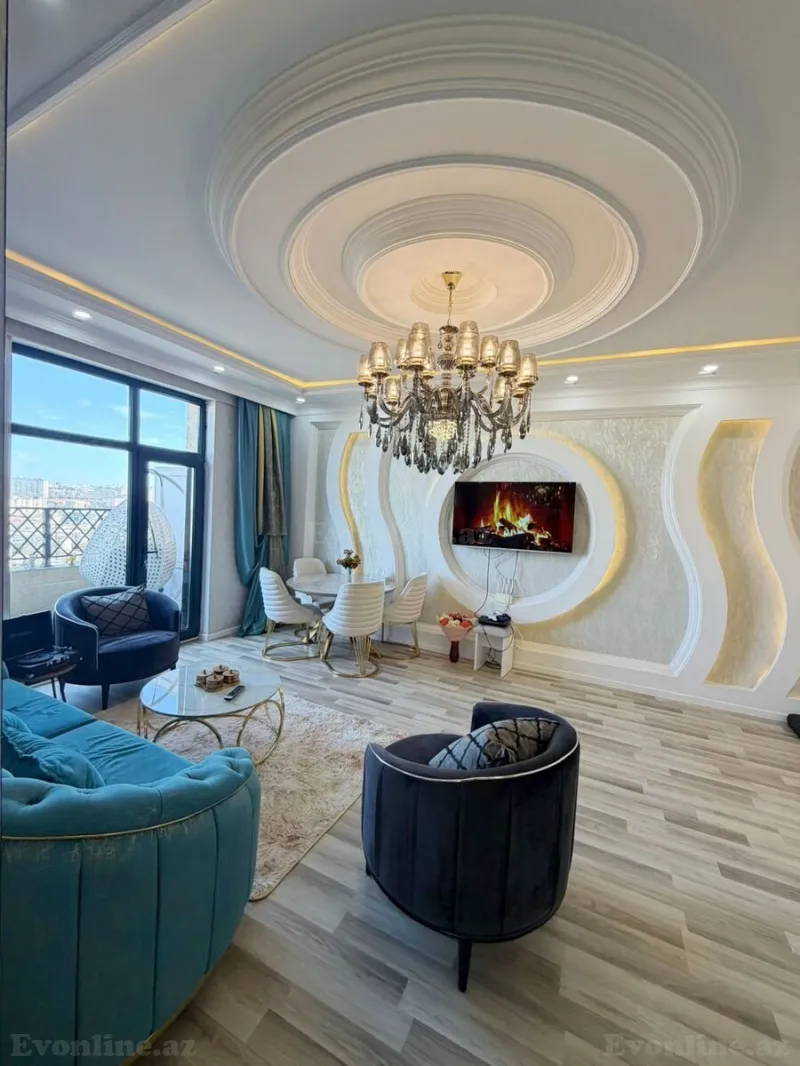 Satılır 3 otaqlı Mənzil Yeni tikili 94 m² Qara Qarayev m. - şəkil 6