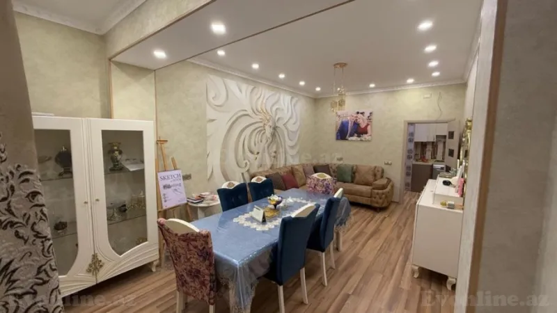 Kirayə verilir 2 otaqlı Mənzil Yeni tikili 90 m² Koroğlu m. - şəkil 2