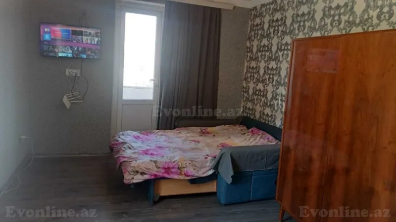 1 otaqlı Mənzil 40 m² Qara Qarayev m. Kirayə verilir