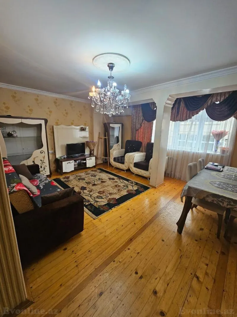 Satılır 3 otaqlı Mənzil Köhnə tikili 100 m² Memar Əcəmi m. - şəkil 3