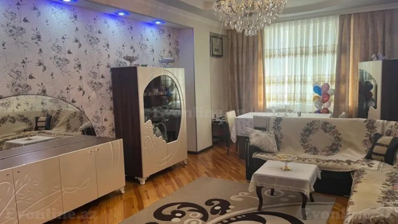 Satılır 3 otaqlı Mənzil Yeni tikili 101 m² Həzi Aslanov m. - şəkil 2