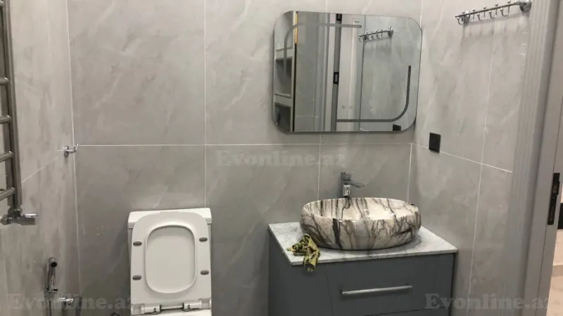 Kirayə verilir 3 otaqlı Mənzil Yeni tikili 85 m² Nərimanov r. - şəkil 11