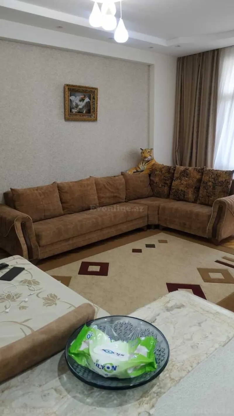 Kirayə verilir 3 otaqlı Mənzil Yeni tikili 86 m² Yasamal r. - şəkil 2