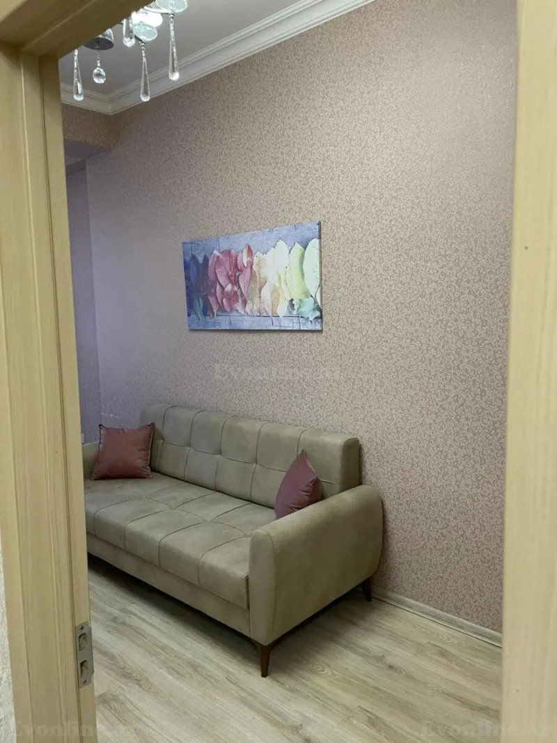 Kirayə verilir 2 otaqlı Mənzil Yeni tikili 60 m² Nərimanov r. - şəkil 3