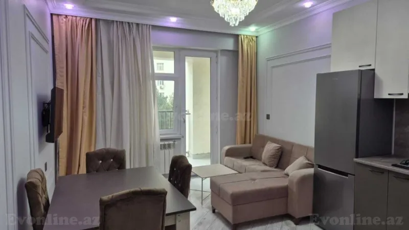 Kirayə verilir 2 otaqlı Mənzil Yeni tikili 53 m² Həzi Aslanov m. - şəkil 2