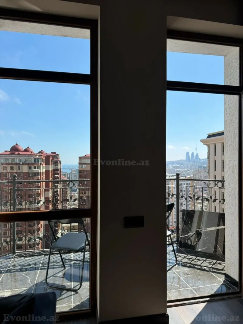 Kirayə verilir 2 otaqlı Mənzil Yeni tikili 100 m² Nizami m. - şəkil 29