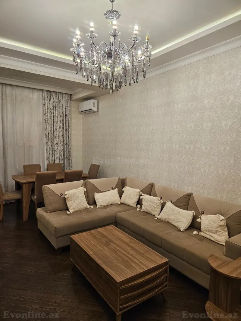 Kirayə verilir 2 otaqlı Mənzil Yeni tikili 90 m² Nəsimi r. - şəkil 4