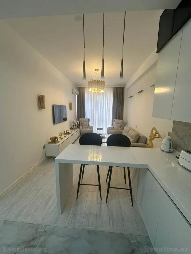 Kirayə verilir 2 otaqlı Mənzil Yeni tikili 50 m² Yasamal r. - şəkil 2