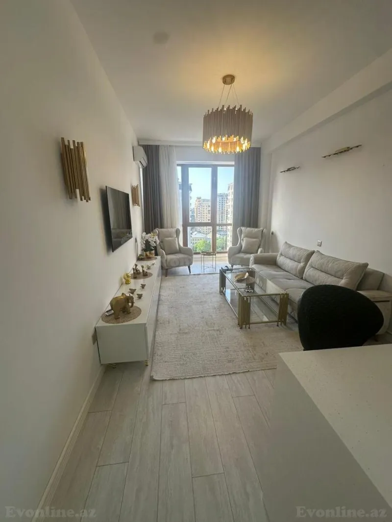 Kirayə verilir 2 otaqlı Mənzil Yeni tikili 50 m² Yasamal r. - şəkil 23