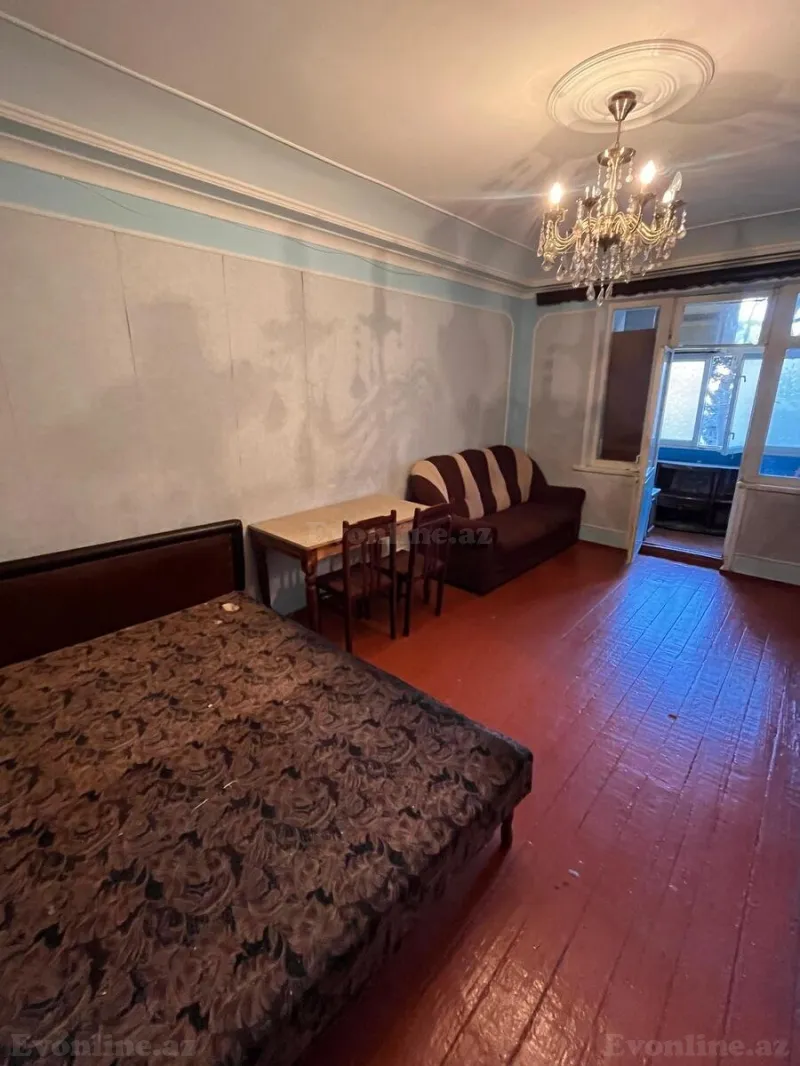 Kirayə verilir 1 otaqlı Mənzil Köhnə tikili 22 m² Qara Qarayev m. - şəkil 2
