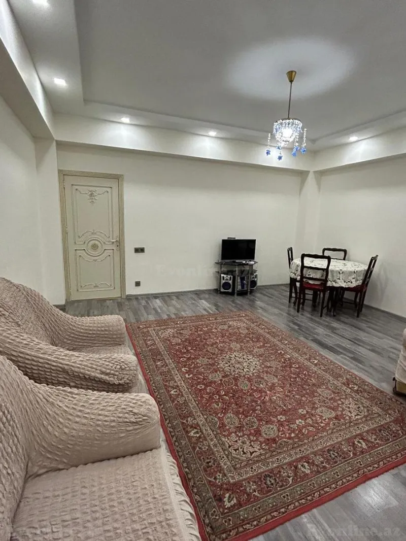 Kirayə verilir 2 otaqlı Mənzil Yeni tikili 80 m² Nəsimi m. - şəkil 5