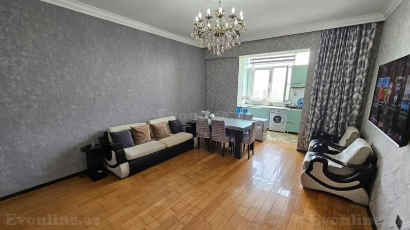 Satılır 3 otaqlı Mənzil Yeni tikili 90 m² Sabunçu r. - şəkil 2