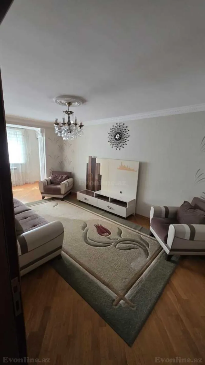 3 otaqlı Mənzil 65 m² Qara Qarayev m. Kirayə verilir