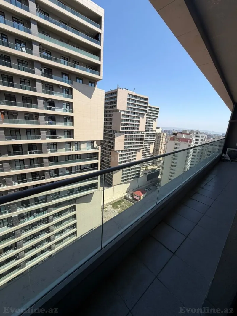 Kirayə verilir 2 otaqlı Mənzil Yeni tikili 100 m² 8 Noyabr m. - şəkil 13