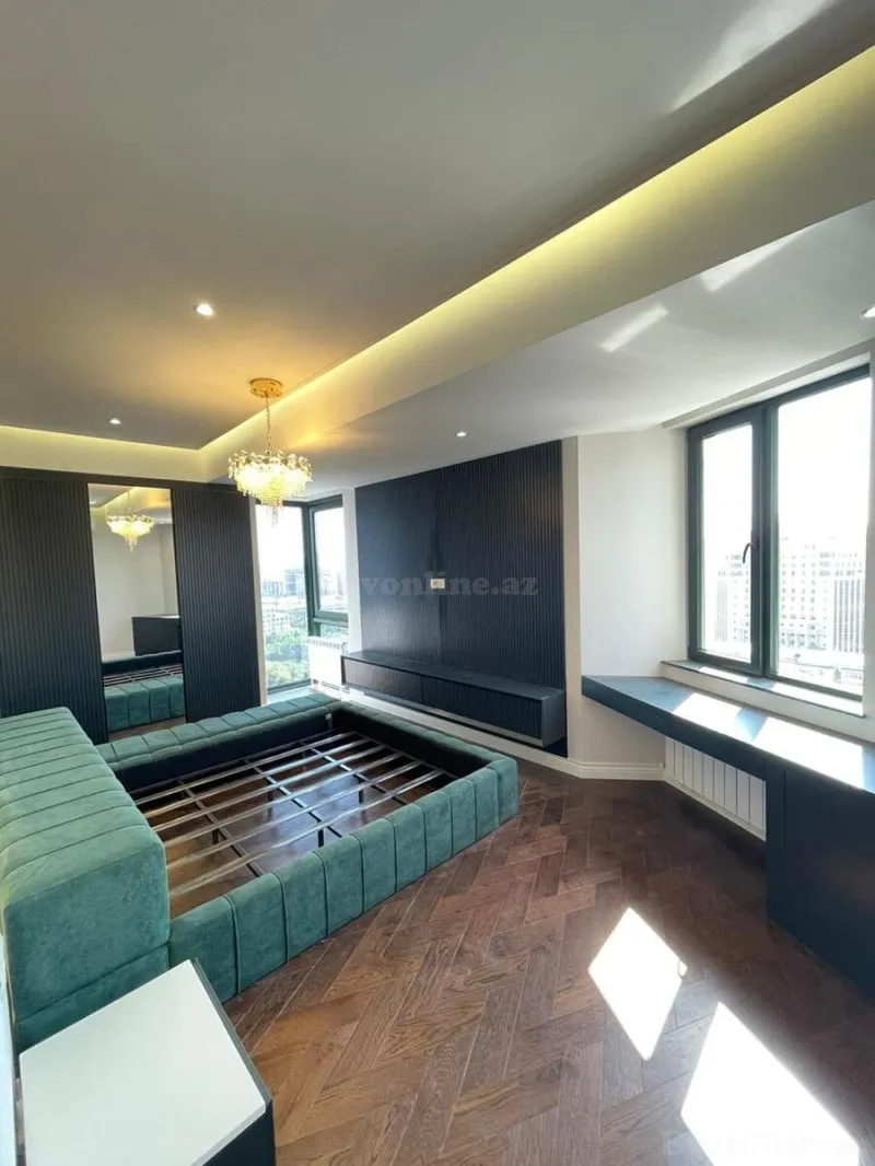 Kirayə verilir 3 otaqlı Mənzil Yeni tikili 165 m² Elmlər Akademiyası m. - şəkil 17