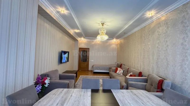 Satılır 2 otaqlı Mənzil Yeni tikili 94 m² Nizami r. - şəkil 2