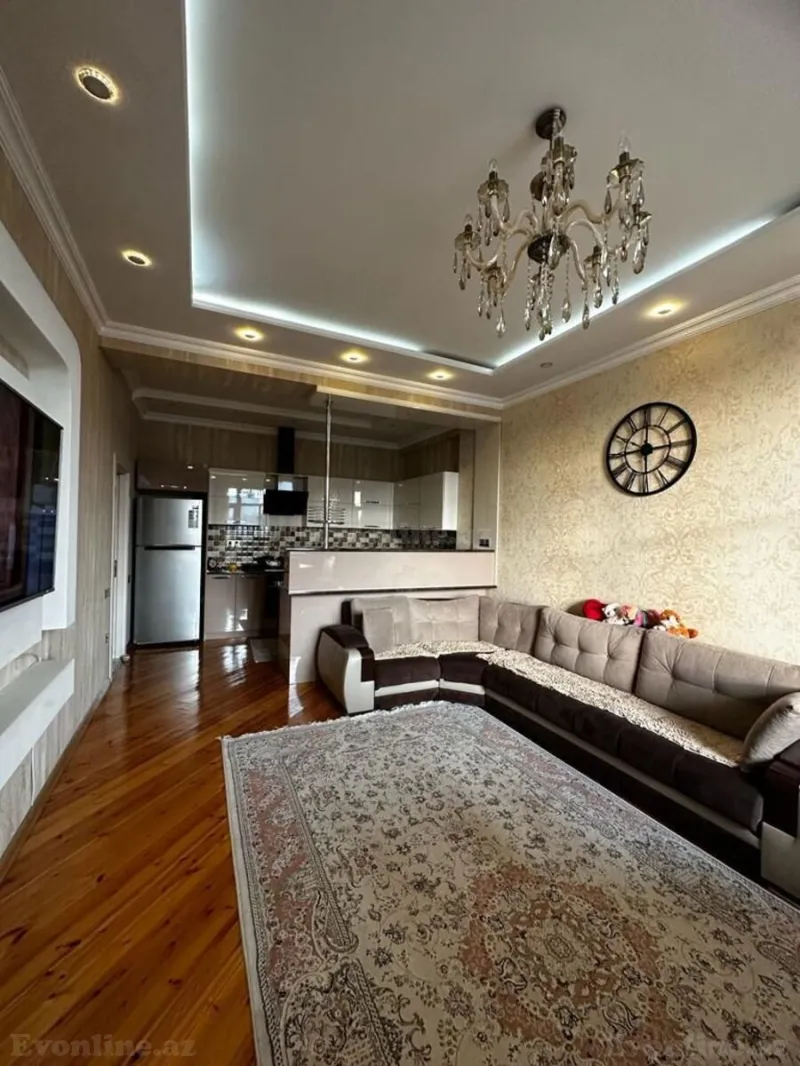 Satılır 3 otaqlı Mənzil Yeni tikili 90 m² Sabunçu r. - şəkil 2