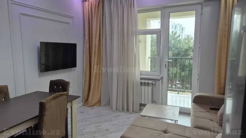 Kirayə verilir 2 otaqlı Mənzil Yeni tikili 53 m² Xətai r. - şəkil 2