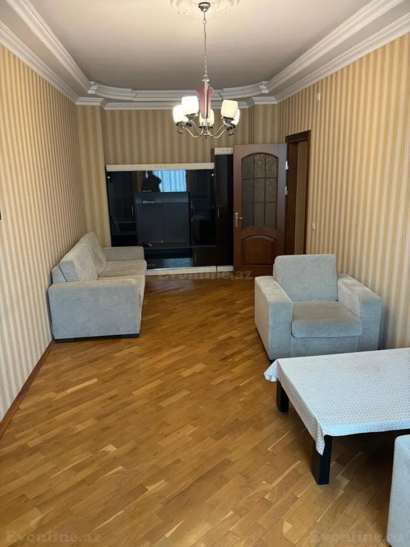 Kirayə verilir 2 otaqlı Mənzil Yeni tikili 85 m² Nərimanov r. - şəkil 3