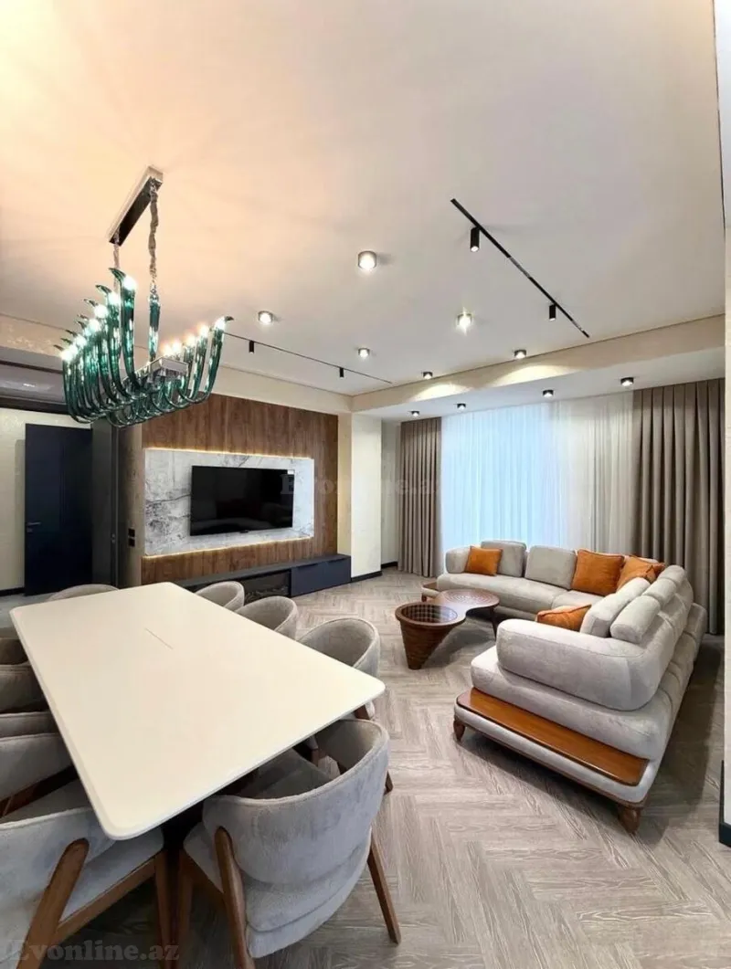 Kirayə verilir 2 otaqlı Mənzil Yeni tikili 105 m² 8 Noyabr m. - şəkil 2