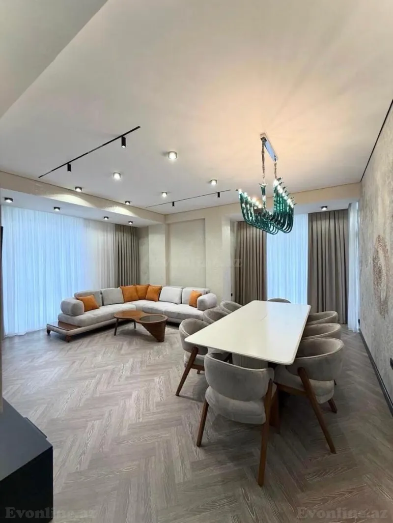 Kirayə verilir 2 otaqlı Mənzil Yeni tikili 105 m² 8 Noyabr m. - şəkil 3