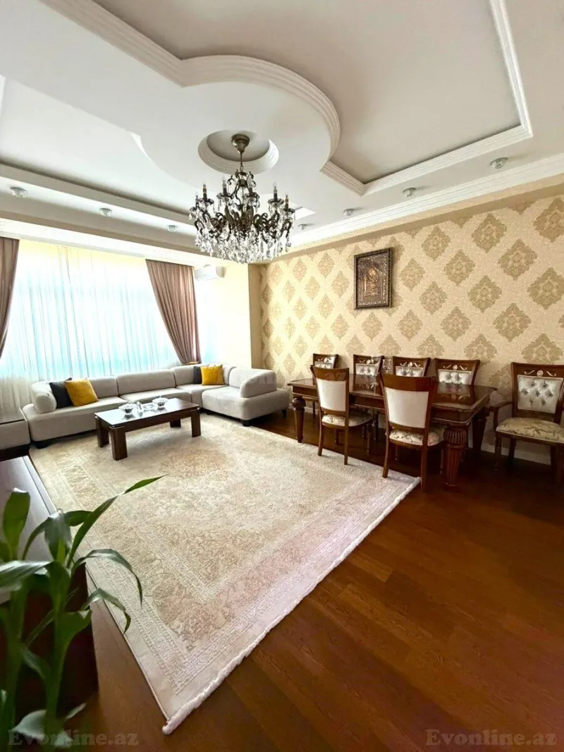 Satılır 3 otaqlı Mənzil Yeni tikili 120 m² Qara Qarayev m. - şəkil 2