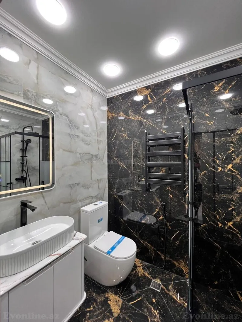 Satılır 2 otaqlı Mənzil Yeni tikili 55 m² Həzi Aslanov m. - şəkil 14