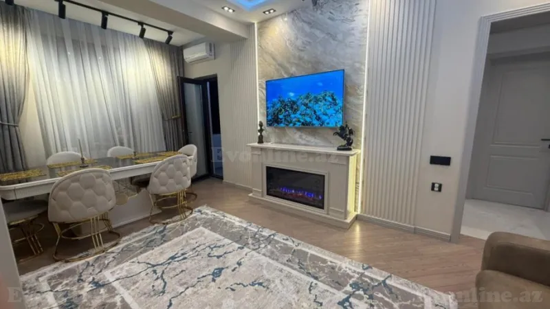 3 otaqlı Mənzil 92 m² Səbail r. Satılır