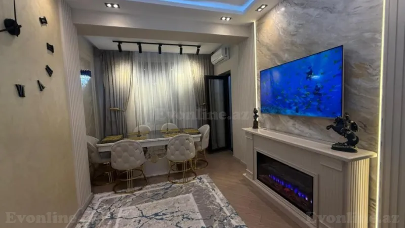 Satılır 3 otaqlı Mənzil Yeni tikili 92 m² Səbail r. - şəkil 2