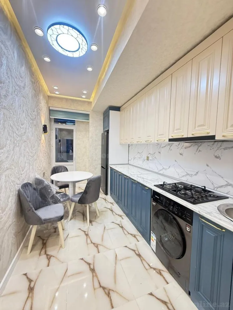 Kirayə verilir 2 otaqlı Mənzil Yeni tikili 80 m² Həzi Aslanov m. - şəkil 3