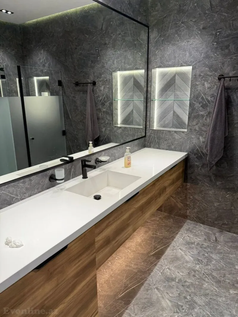 Kirayə verilir 2 otaqlı Mənzil Yeni tikili 100 m² Sabunçu r. - şəkil 7