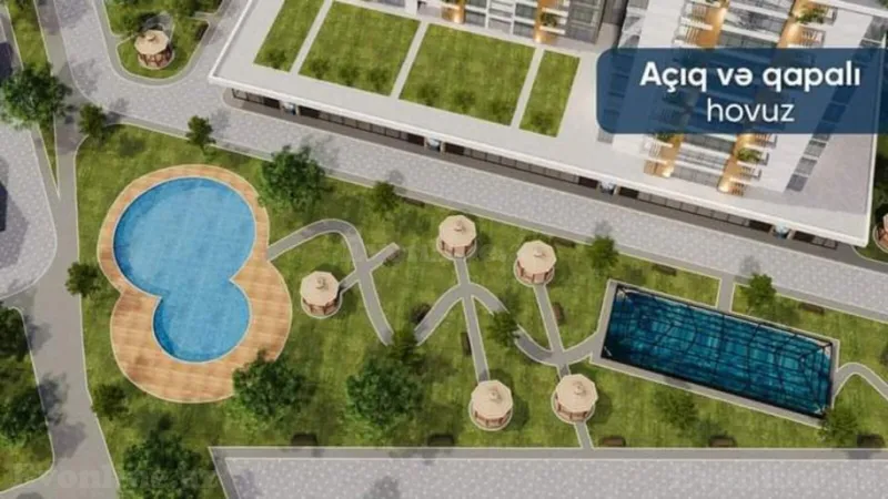 Satılır 2 otaqlı Mənzil Yeni tikili 63.3 m² Koroğlu m. - şəkil 5