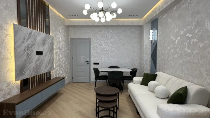 Satılır 2 otaqlı Mənzil Yeni tikili 55 m² Həzi Aslanov m. - şəkil 2