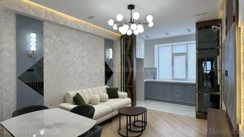 Satılır 2 otaqlı Mənzil Yeni tikili 55 m² Həzi Aslanov m. - şəkil 3