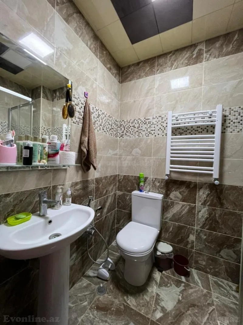 Satılır 1 otaqlı Mənzil Yeni tikili 50 m² Həzi Aslanov m. - şəkil 17