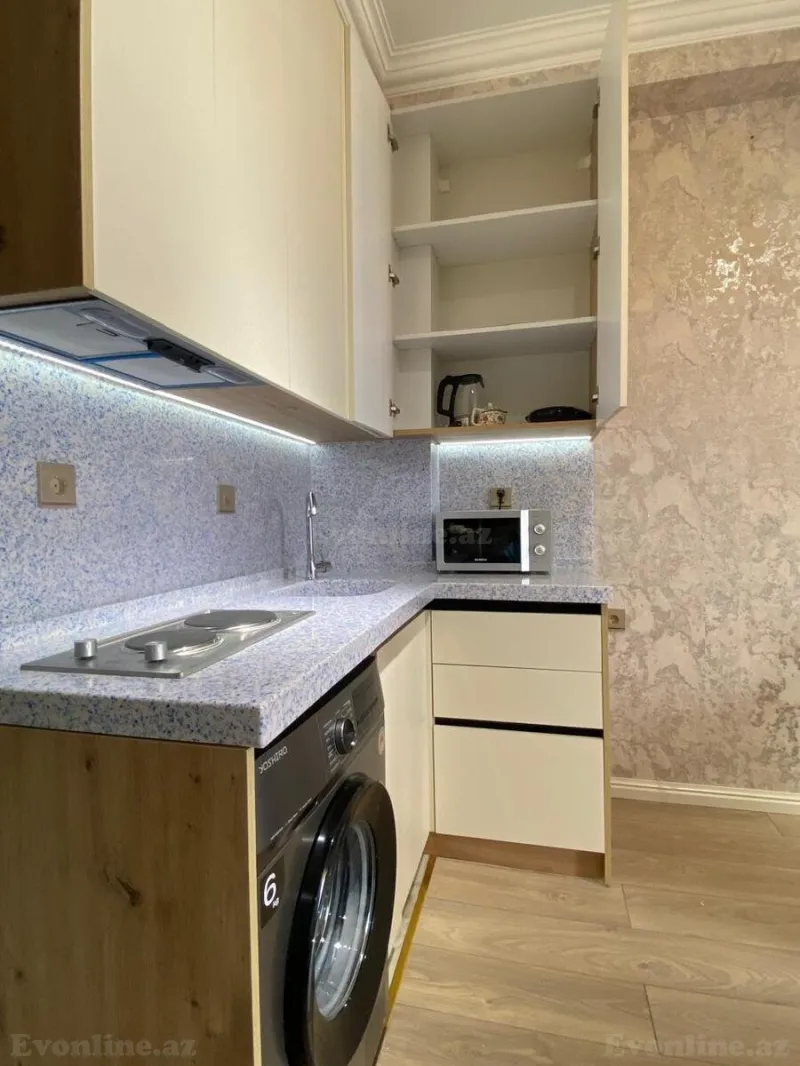 Kirayə verilir 1 otaqlı Mənzil Yeni tikili 30 m² Yasamal - şəkil 5