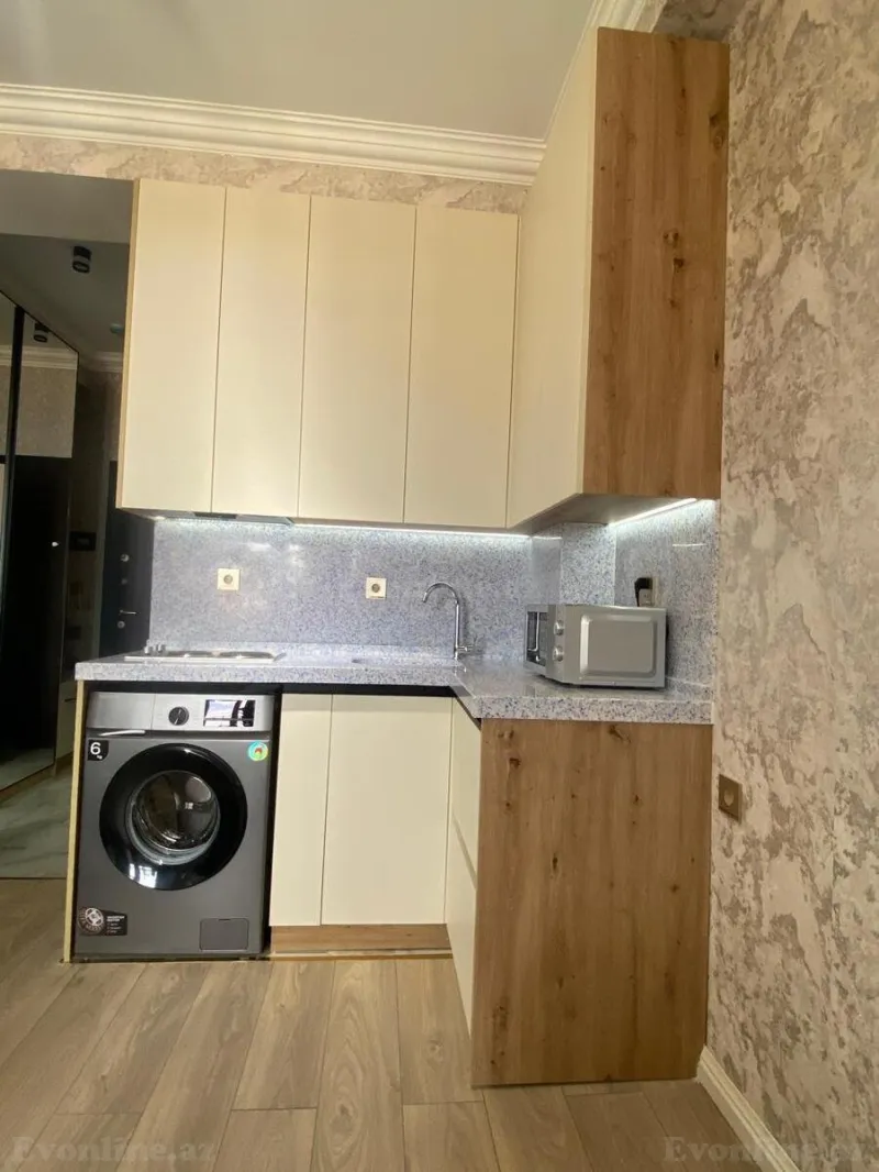 Kirayə verilir 1 otaqlı Mənzil Yeni tikili 30 m² Yasamal - şəkil 6