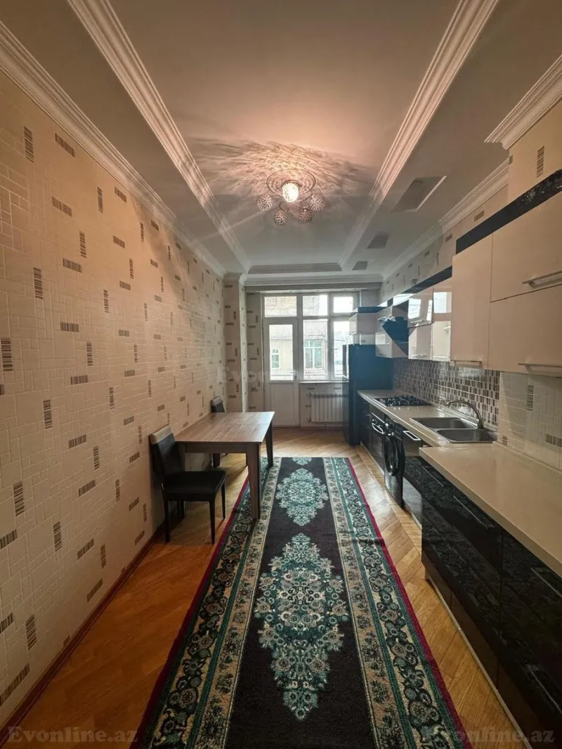 Kirayə verilir 3 otaqlı Mənzil Yeni tikili 165 m² Nərimanov r. - şəkil 3